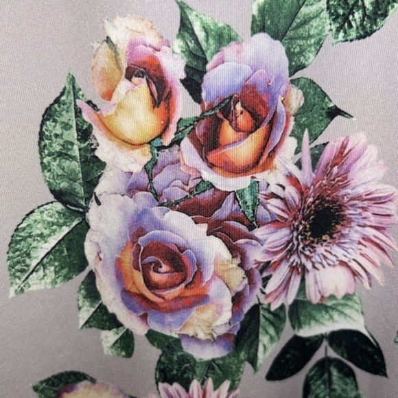 Zara Floral Midi Dress - Multicolor - Picture 6 of 12